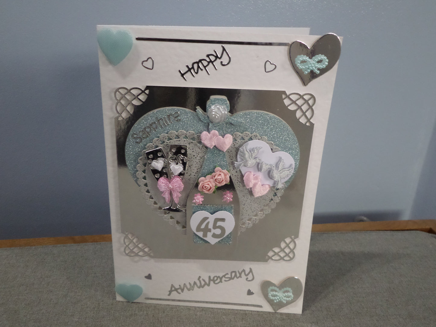 45th Wedding Anniversary Card