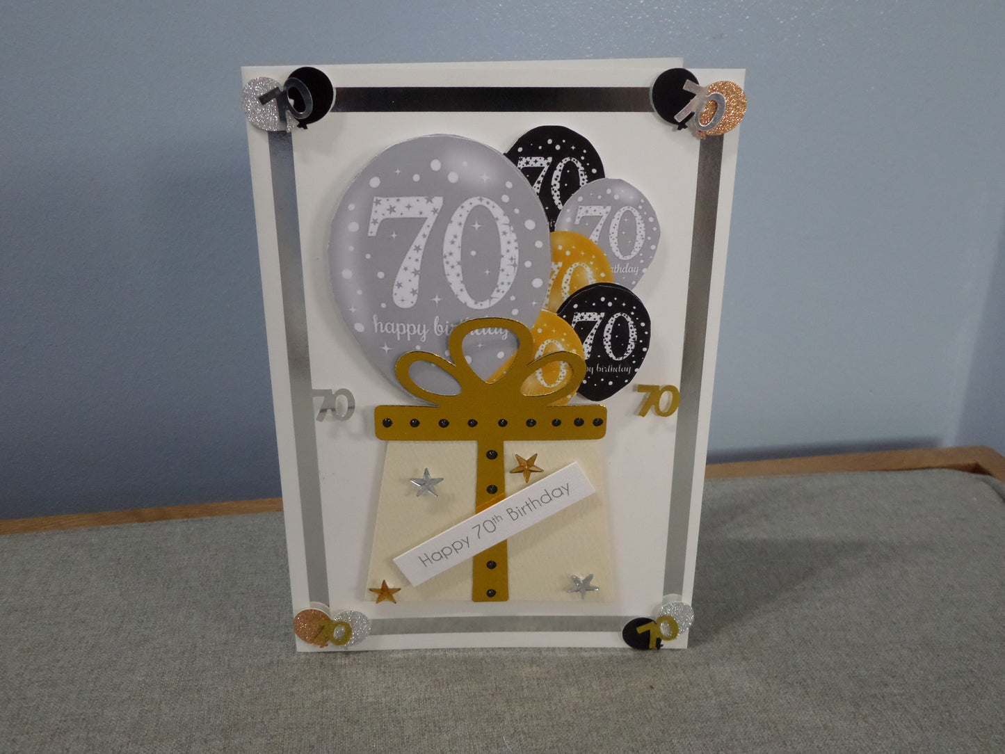 70th Birthday Card