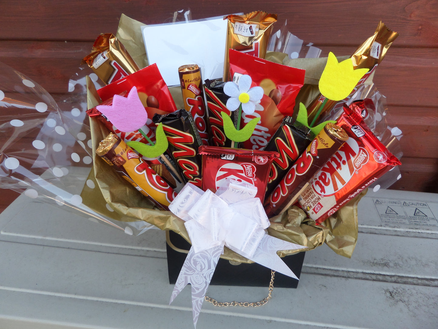 Chocolate Bouquet-Handbag Style