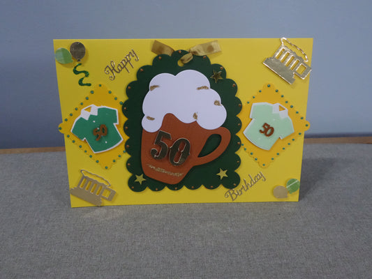 50th Male Birthday Card