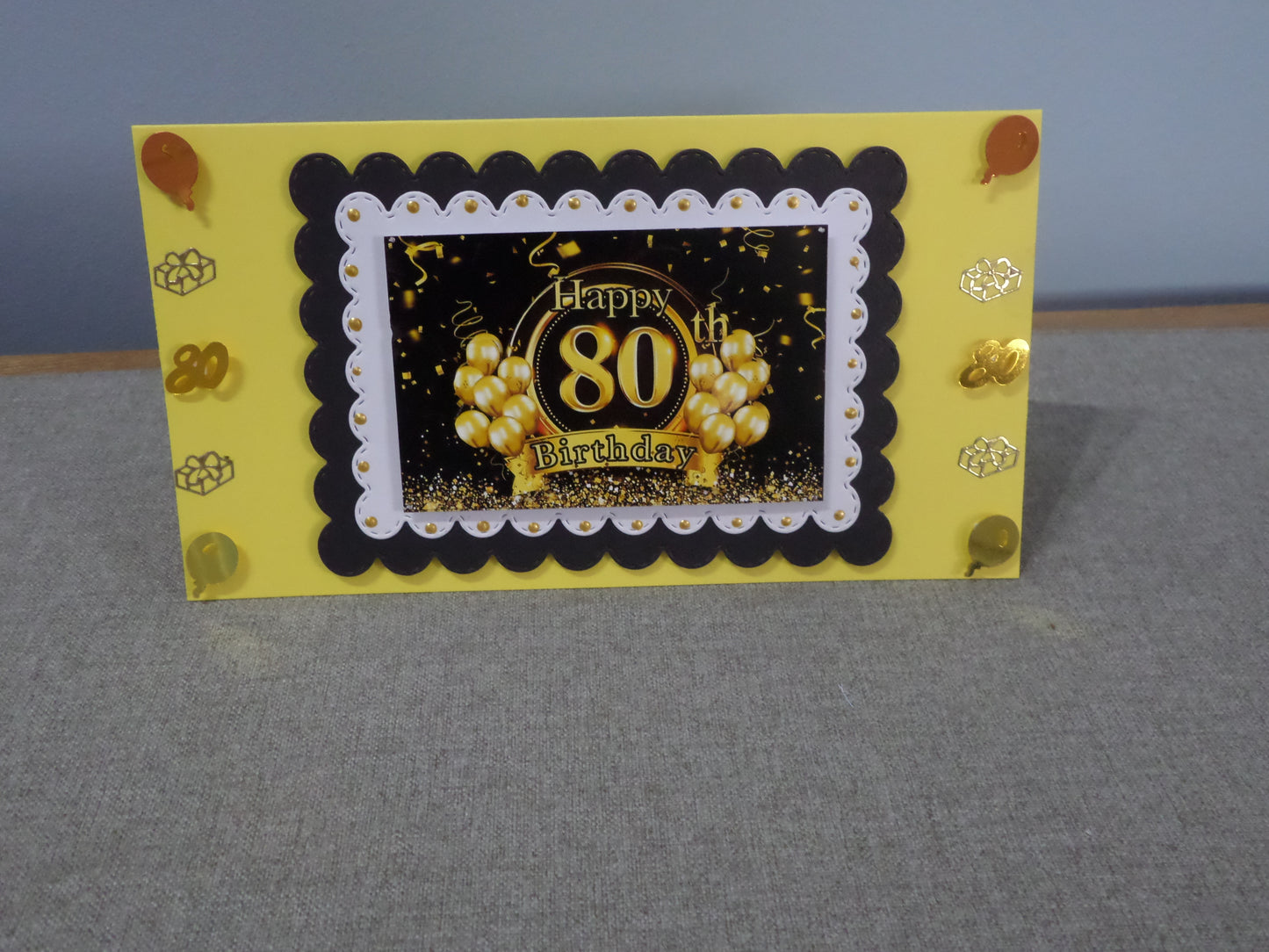 80th Birthday Card
