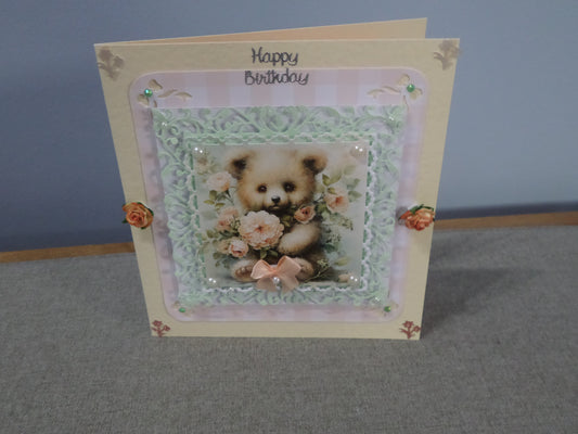 Children Theme Card for a Girl