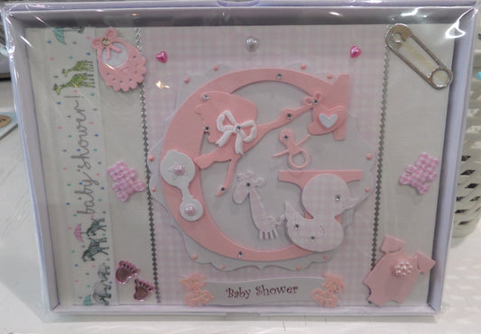 Guest Book Baby Shower Girl Theme